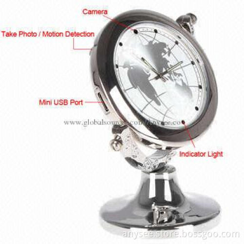 DVR Mini Metal Desk Clock